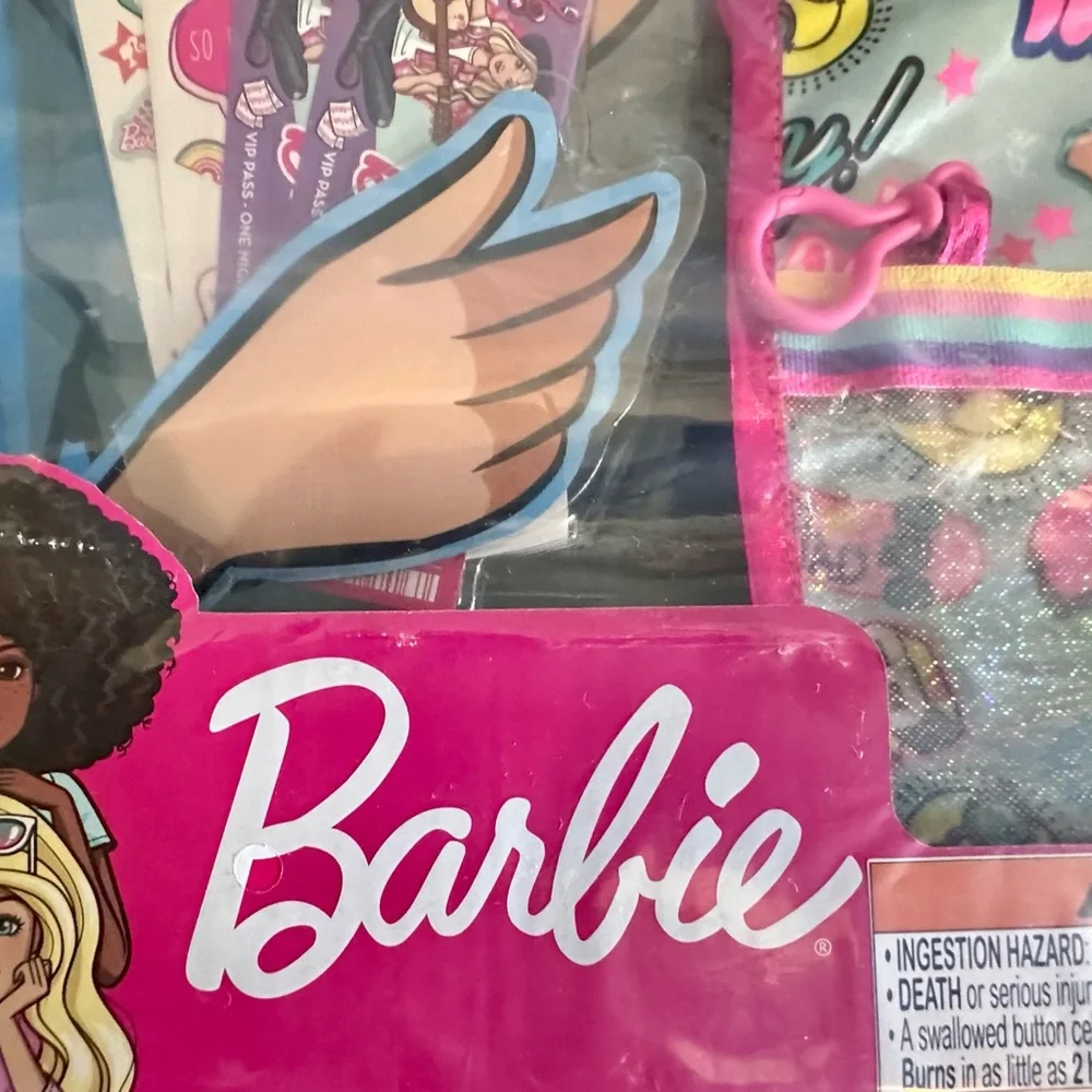 Barbie Electronic Bag Set with Toy Phone - Pink and Blue